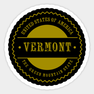 Vermont State Sticker